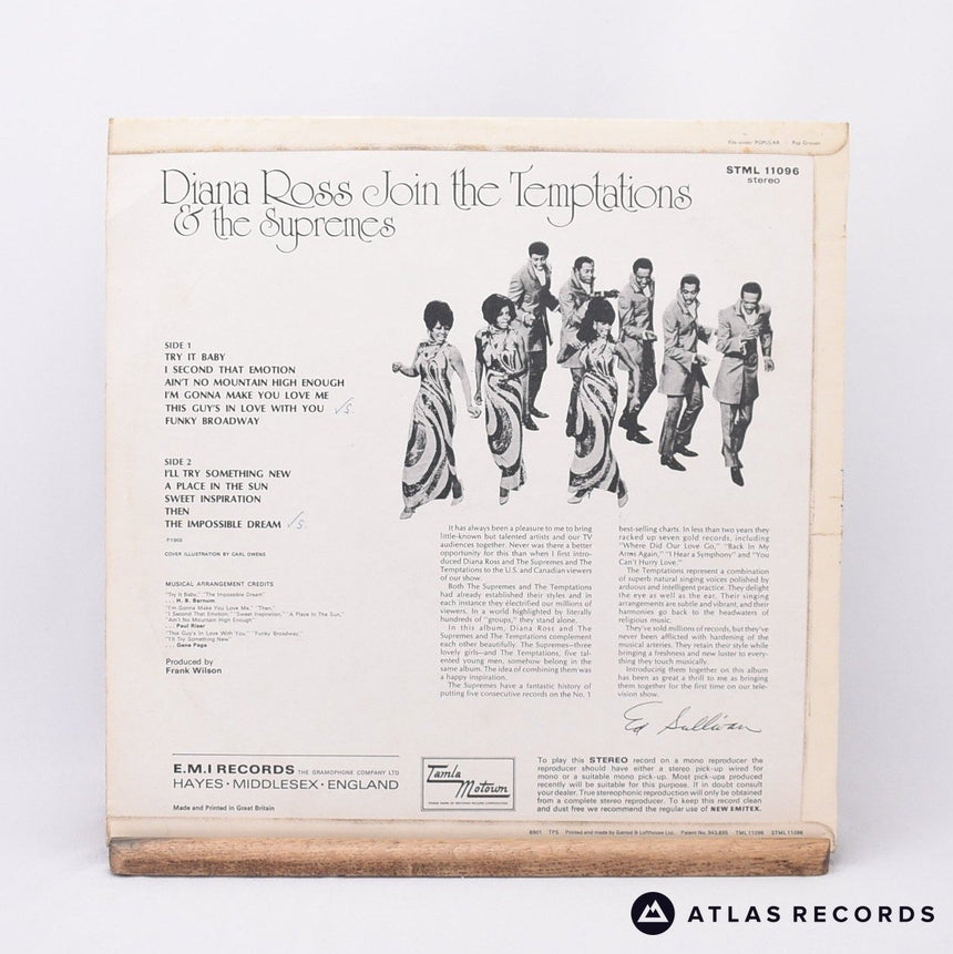 The Supremes - Diana Ross & The Supremes Join The Temptations - LP Vinyl Record
