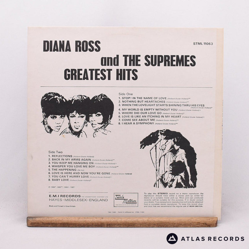 The Supremes - Greatest Hits - Repress LP Vinyl Record - EX/NM