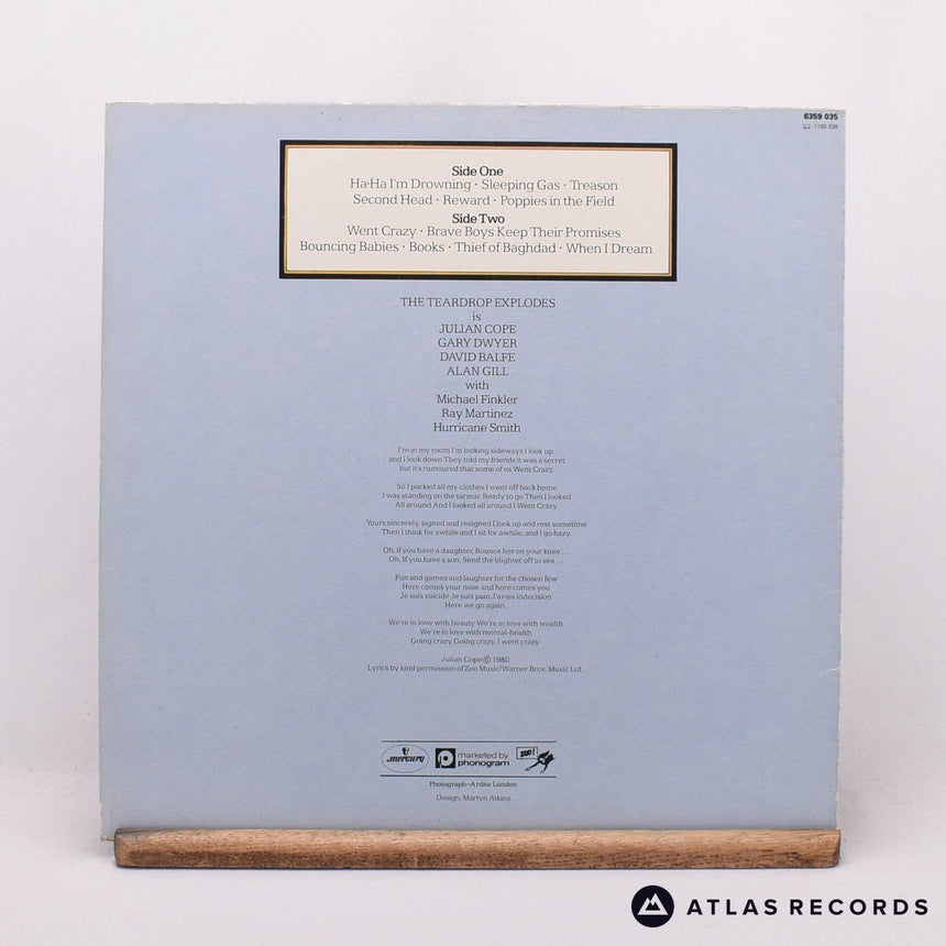 The Teardrop Explodes - Kilimanjaro - 1Y//3 2Y//4 LP Vinyl Record - VG+/EX