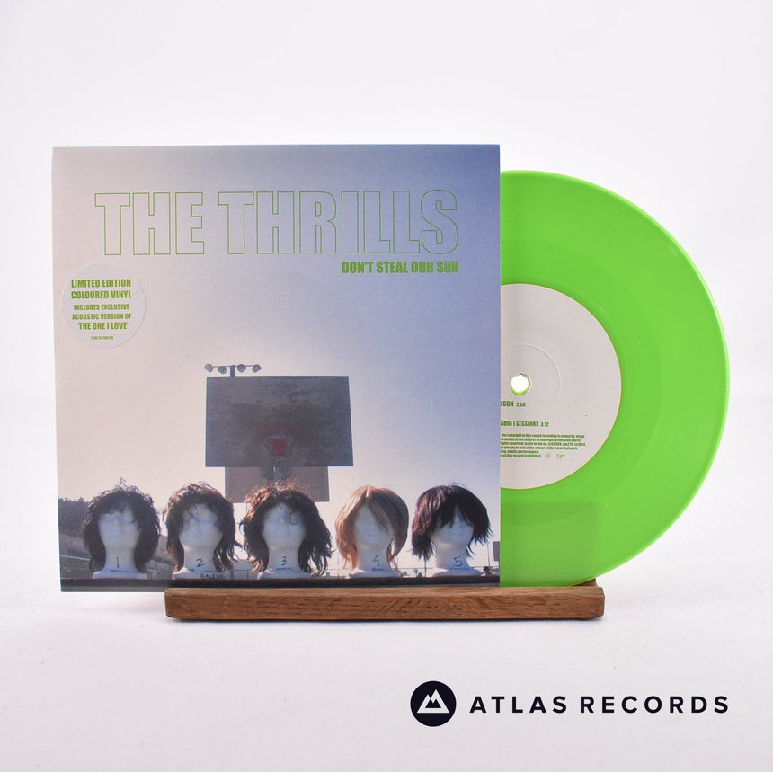 The Thrills Don't Steal Our Sun 7" Vinyl Record - Front Cover & Record