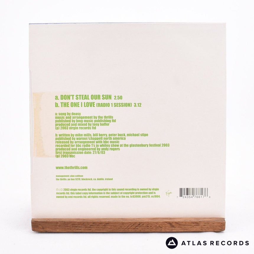 The Thrills - Don't Steal Our Sun - 7" Vinyl Record - EX/NM