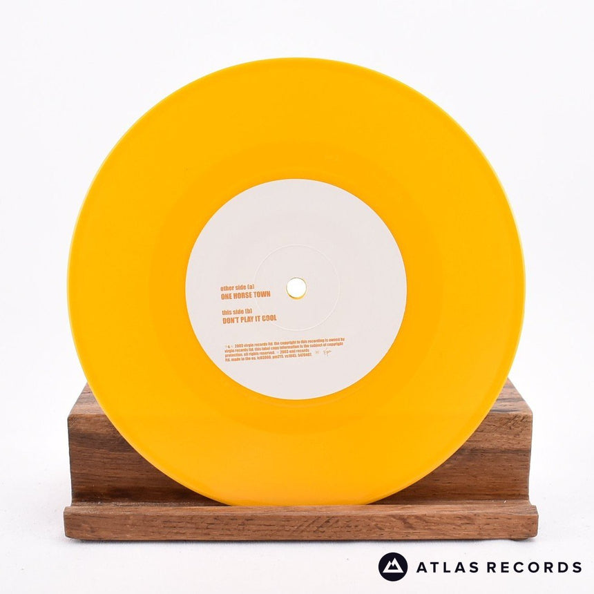 The Thrills - One Horse Town - Yellow Signed 7" Vinyl Record - NM/NM