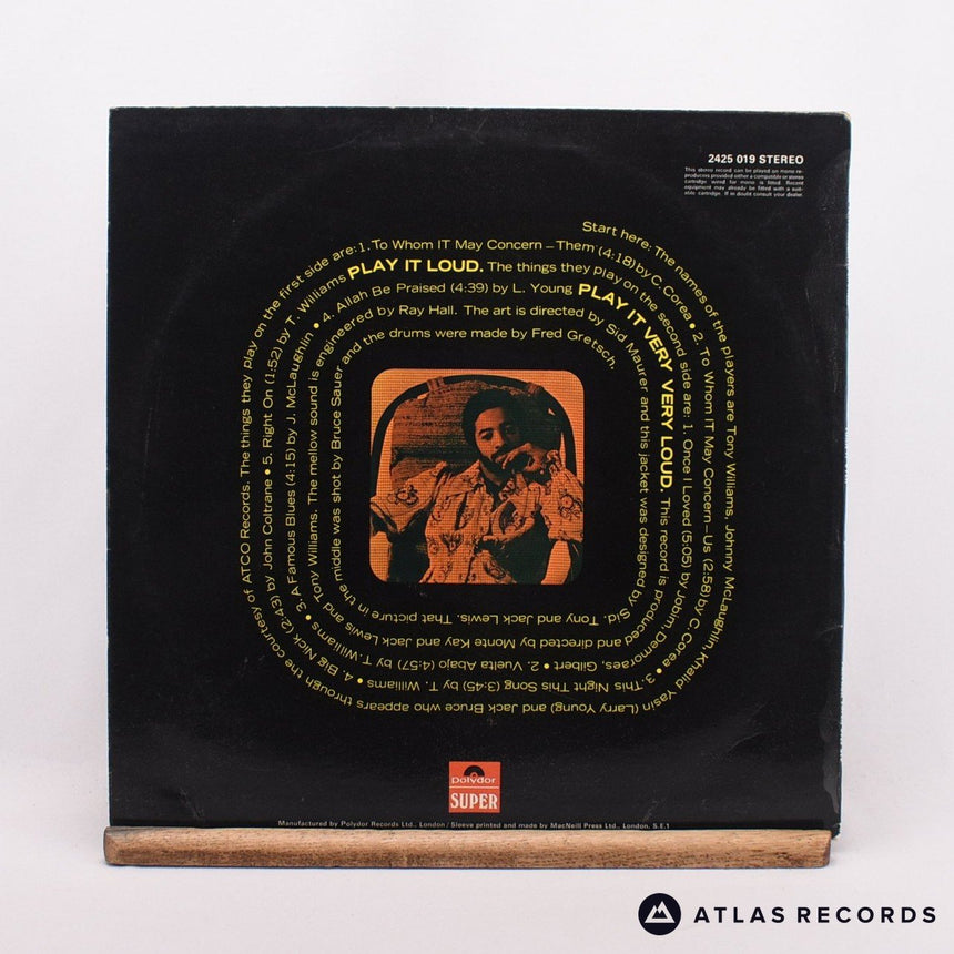 The Tony Williams Lifetime - (Turn It Over) - LP Vinyl Record - VG+/VG+