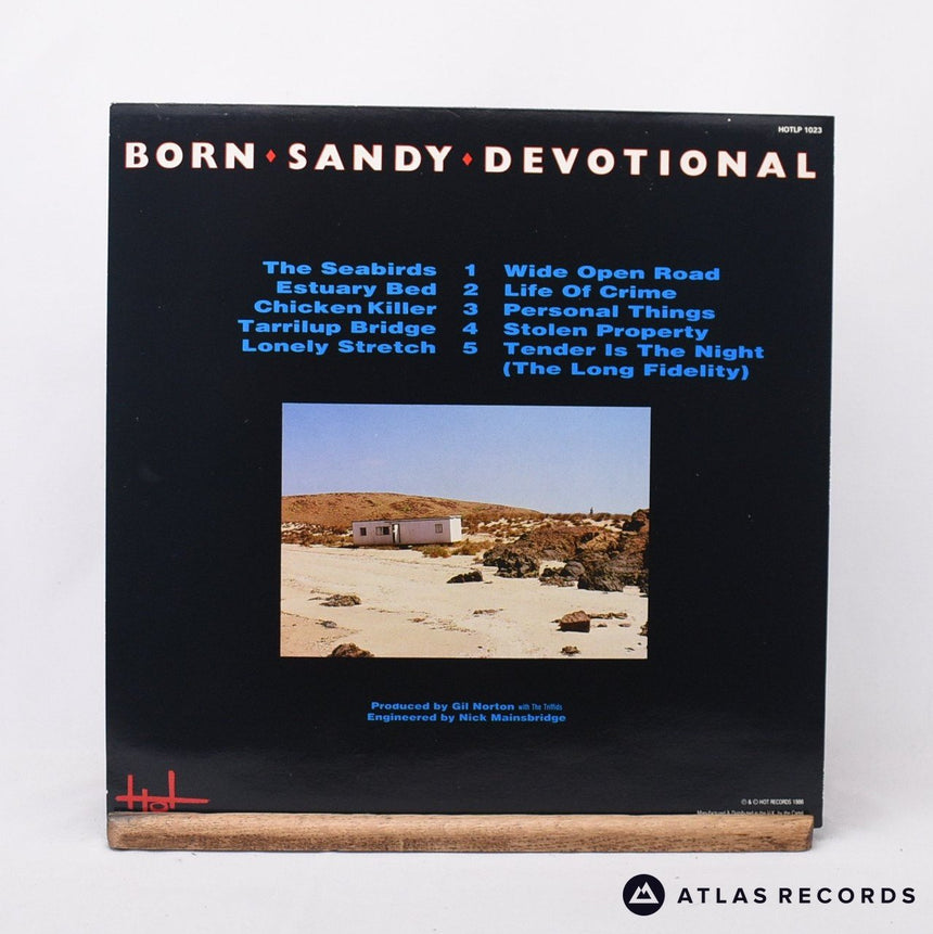 The Triffids - Born Sandy Devotional - Lyric Sheet LP Vinyl Record - EX/EX