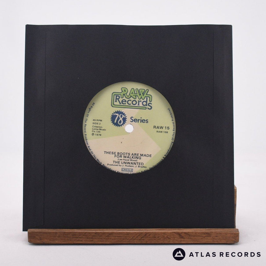 The Unwanted - Secret Police - 7" Vinyl Record - VG+