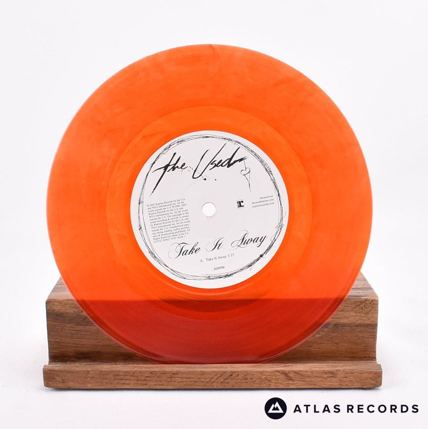 The Used - Take It Away - Red Limited Edition 7" Vinyl Record - NM/NM