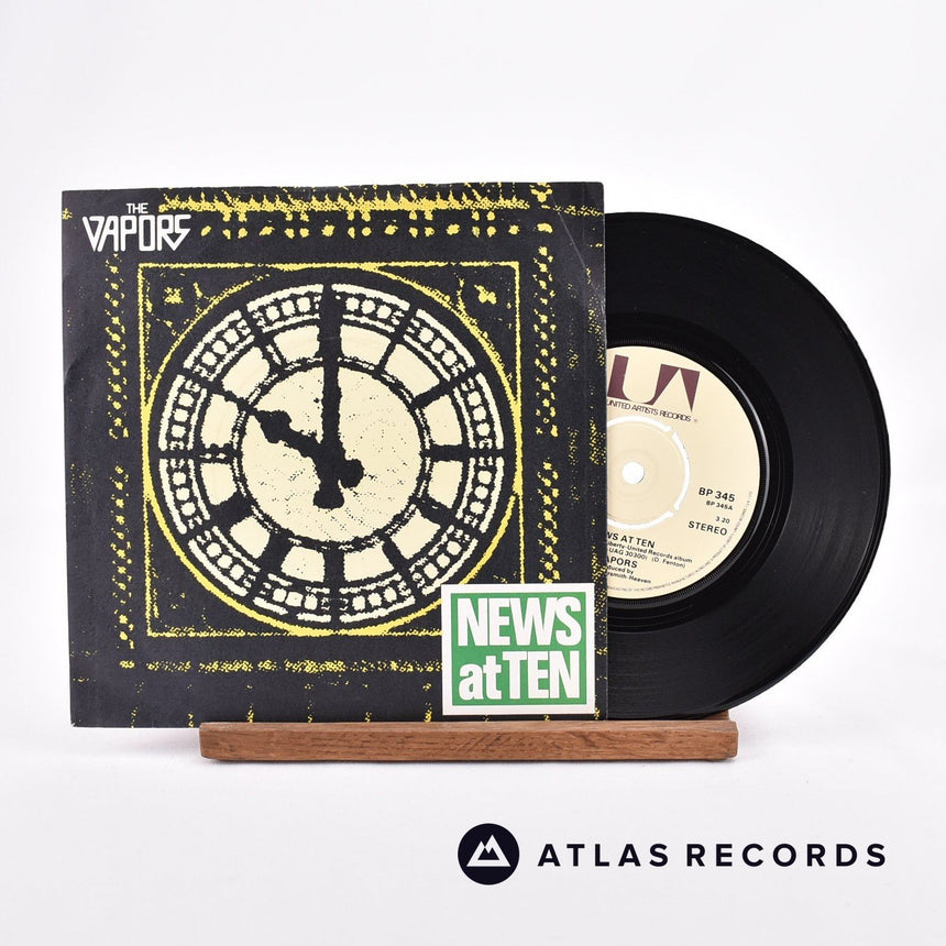The Vapors News At Ten 7" Vinyl Record - Front Cover & Record
