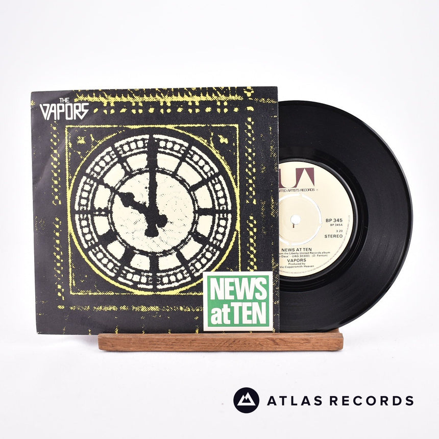The Vapors News At Ten 7" Vinyl Record - Front Cover & Record