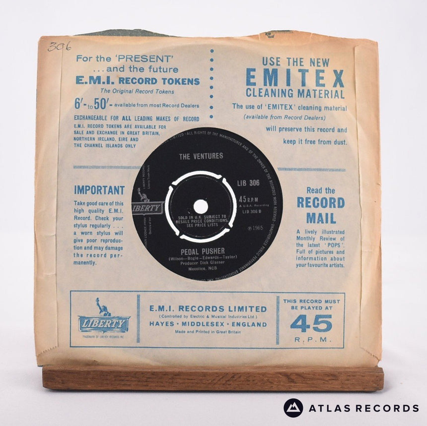 The Ventures - The Swingin' Creeper - 7" Vinyl Record - VG+/VG+