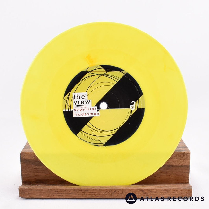 The View - Superstar Tradesman - Yellow 7" Vinyl Record - NM/NM