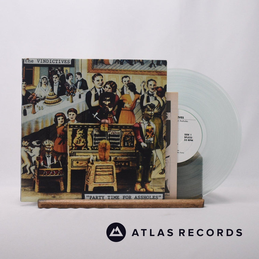 The Vindictives Party Time For Assholes 10" Vinyl Record - Front Cover & Record