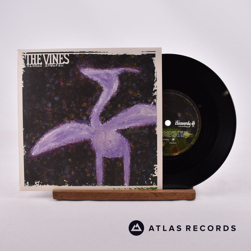 The Vines Highly Evolved 7" Vinyl Record - Front Cover & Record