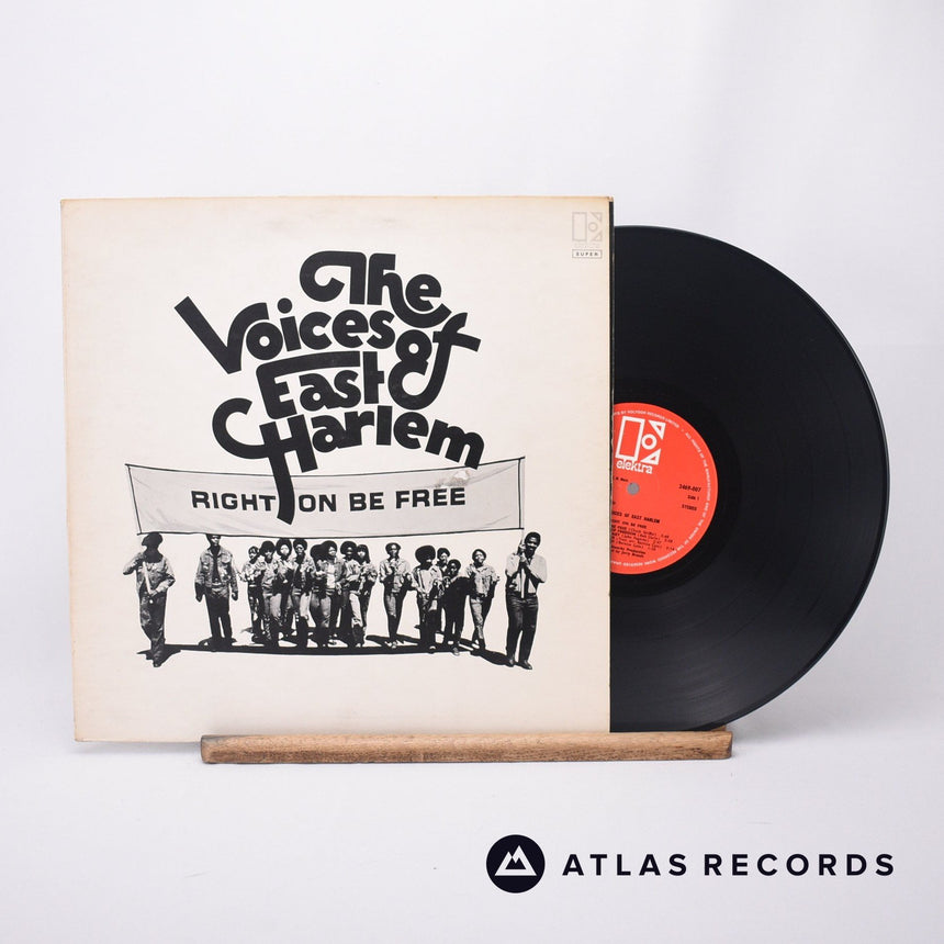 The Voices Of East Harlem Right On Be Free LP Vinyl Record - Front Cover & Record