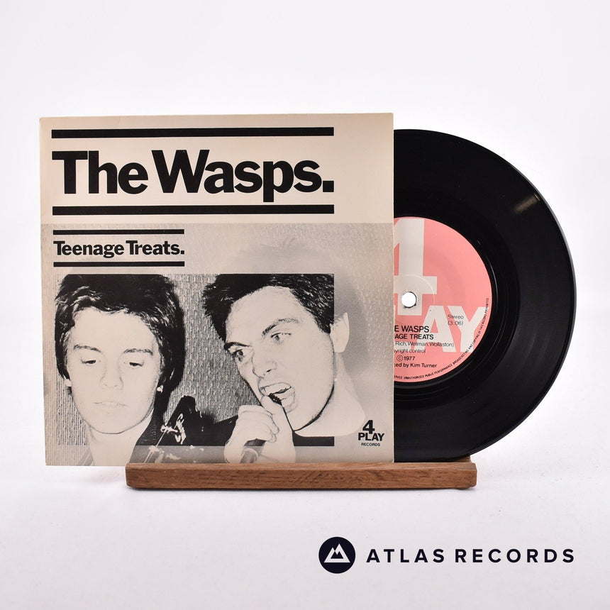 The Wasps Teenage Treats 7" Vinyl Record - Front Cover & Record