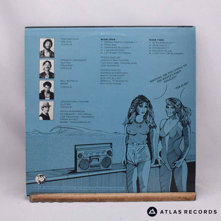 The Wedge - Surf Party '83 - Insert LP Vinyl Record - VG+/EX