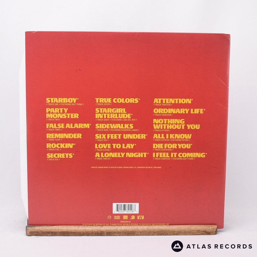 The Weeknd - Starboy - Blue Translucent A B C D 2 x LP Vinyl Record - EX/NM