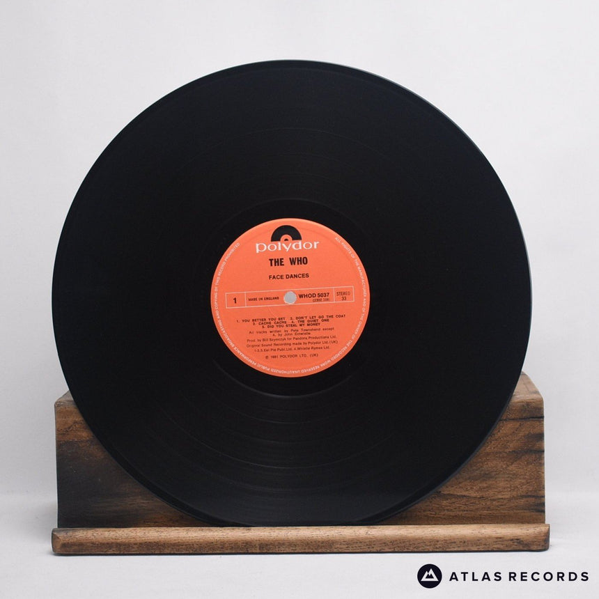 The Who - Face Dances - Poster A//1 B//1 LP Vinyl Record - VG+/EX