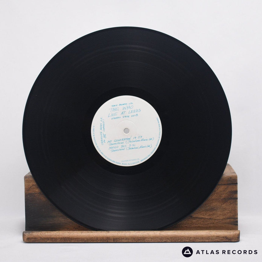 The Who - Live At Leeds - Lyric Sheet A//1 B//1 LP Vinyl Record - VG+/VG+