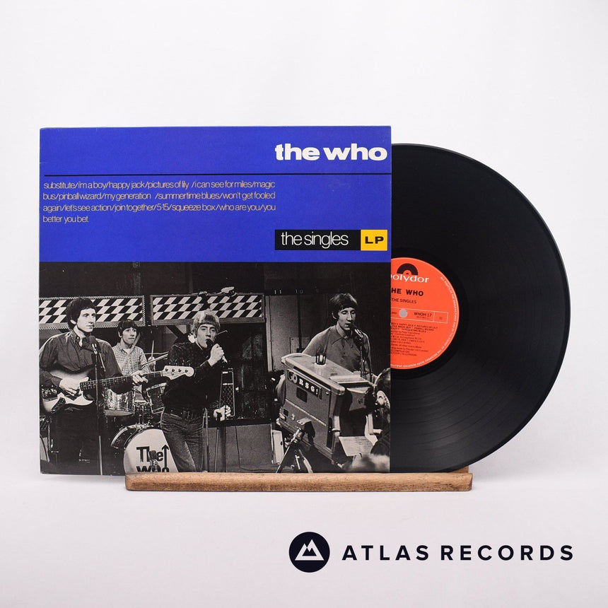 The Who The Singles LP Vinyl Record - Front Cover & Record