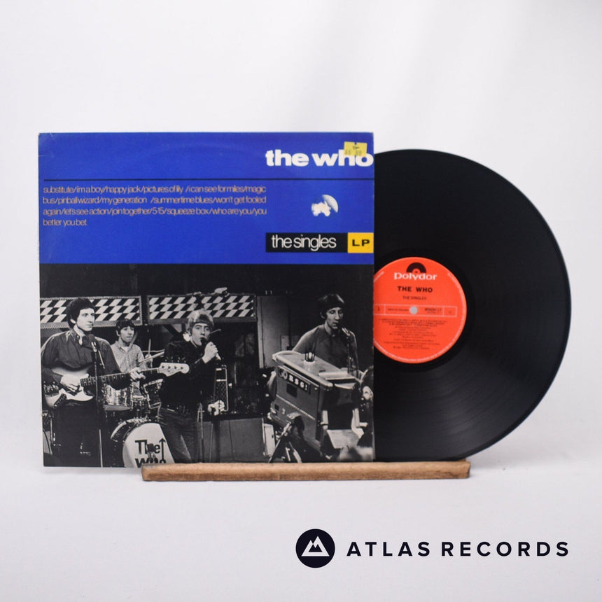 The Who The Singles LP Vinyl Record - Front Cover & Record