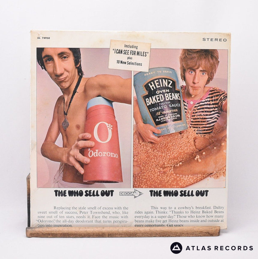 The Who The Who Sell Out LP Vinyl Record - Front Cover & Record