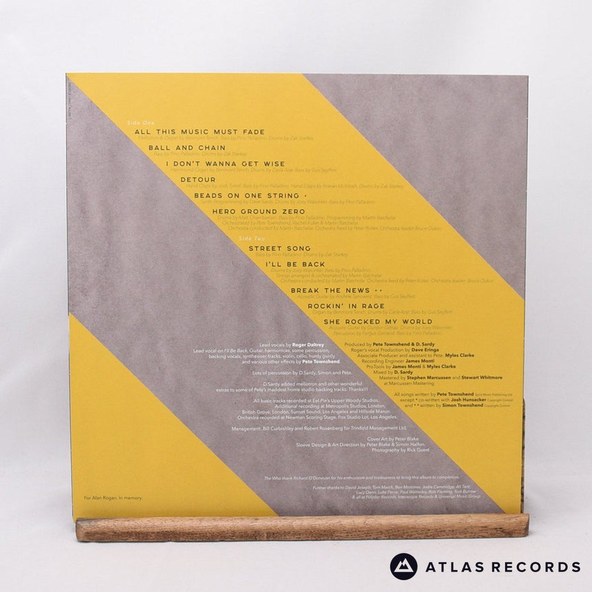 The Who - Who - 180G Cream Limited Edition Numbered 2 x LP Vinyl Record - NM/NM