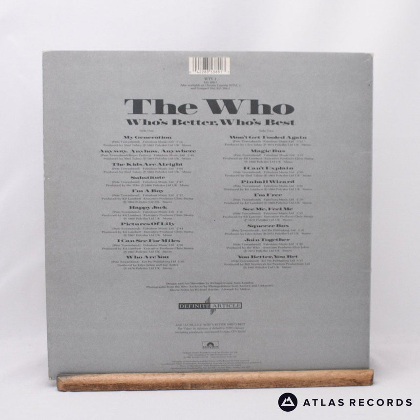 The Who - Who's Better, Who's Best - Gatefold LP Vinyl Record - EX/EX