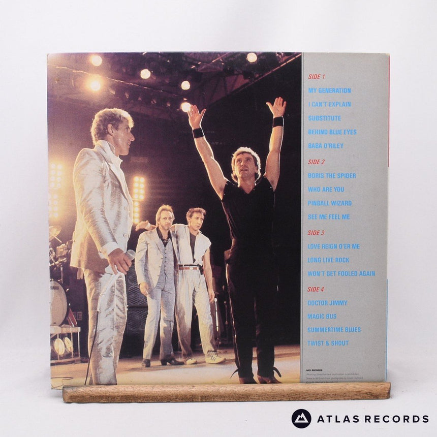 The Who - Who's Last - Lyric Sheet Obi Poster -1 -2 2 x LP Vinyl Record - VG+/EX