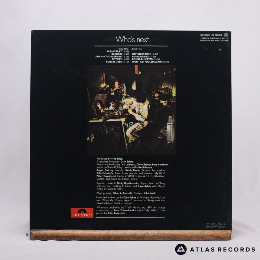 The Who - Who's Next - Spanish LP Vinyl Record - EX/EX