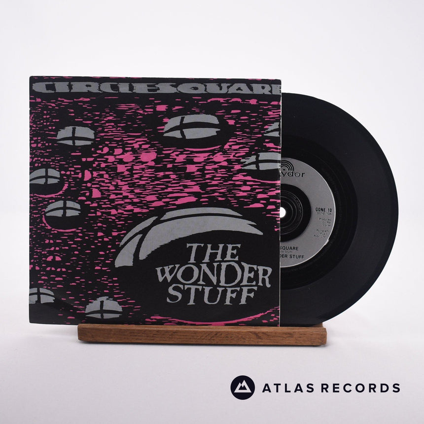 The Wonder Stuff Circlesquare 7" Vinyl Record - Front Cover & Record