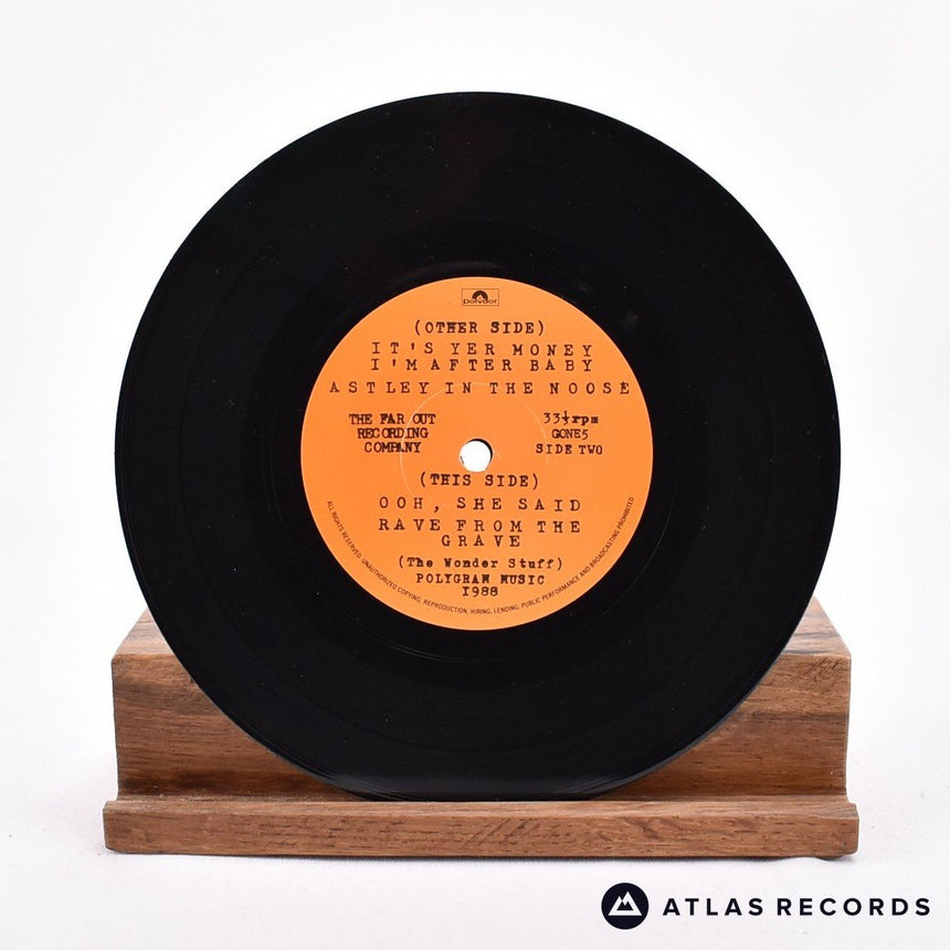 The Wonder Stuff - It's Yer Money I'm After, Baby - 7" Vinyl Record - EX/EX