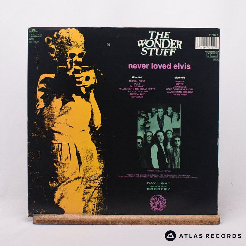 The Wonder Stuff - Never Loved Elvis - A-1U B-2U LP Vinyl Record - EX/EX
