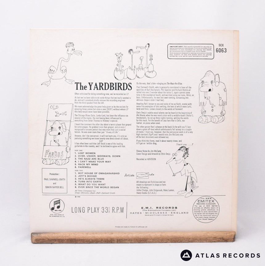 The Yardbirds - The Yardbirds - Reissue -1 -1 LP Vinyl Record - VG+/EX
