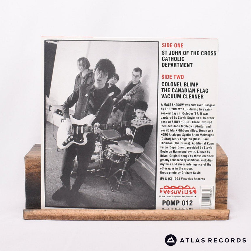 The Yummy Fur - Male Shadow At 3 O'Clock - 10" Vinyl Record - EX/VG+