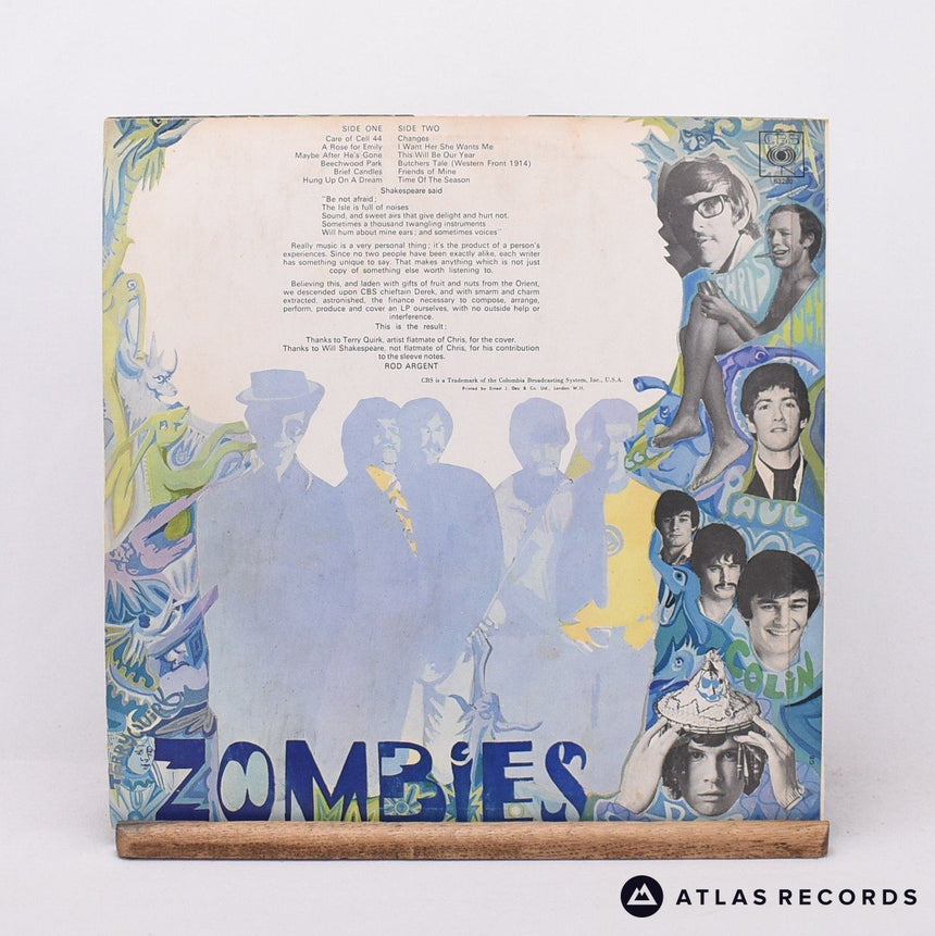 The Zombies - Odessey And Oracle - Mono A1 B1 LP Vinyl Record - VG+/VG+