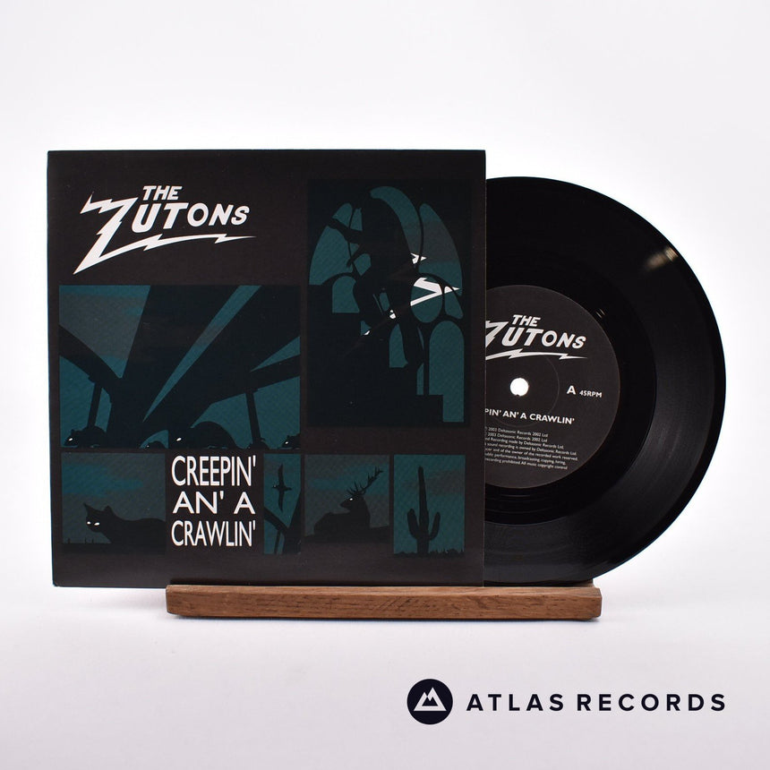 The Zutons Creepin' An' A Crawlin' 7" Vinyl Record - Front Cover & Record