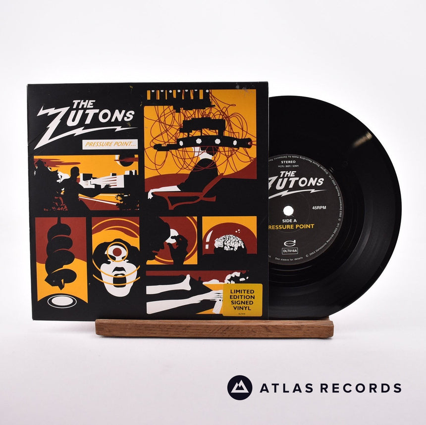 The Zutons Pressure Point 7" Vinyl Record - Front Cover & Record