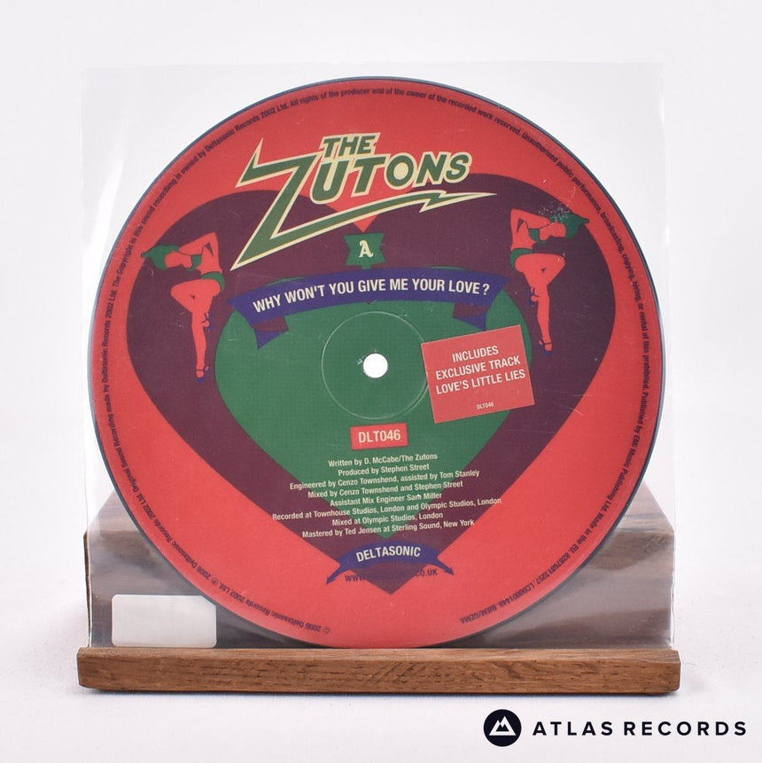 The Zutons Why Won't You Give Me Your Love? 7" Vinyl Record - Front Cover & Record