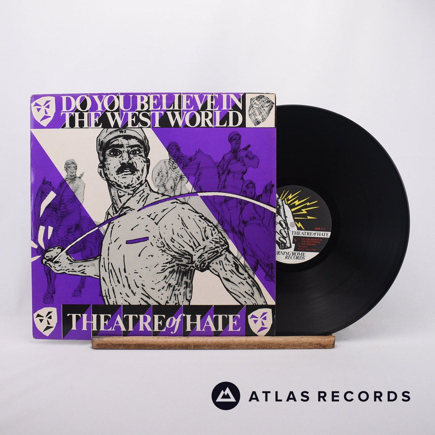 Theatre Of Hate Do You Believe In The Westworld 12" Vinyl Record - Front Cover & Record