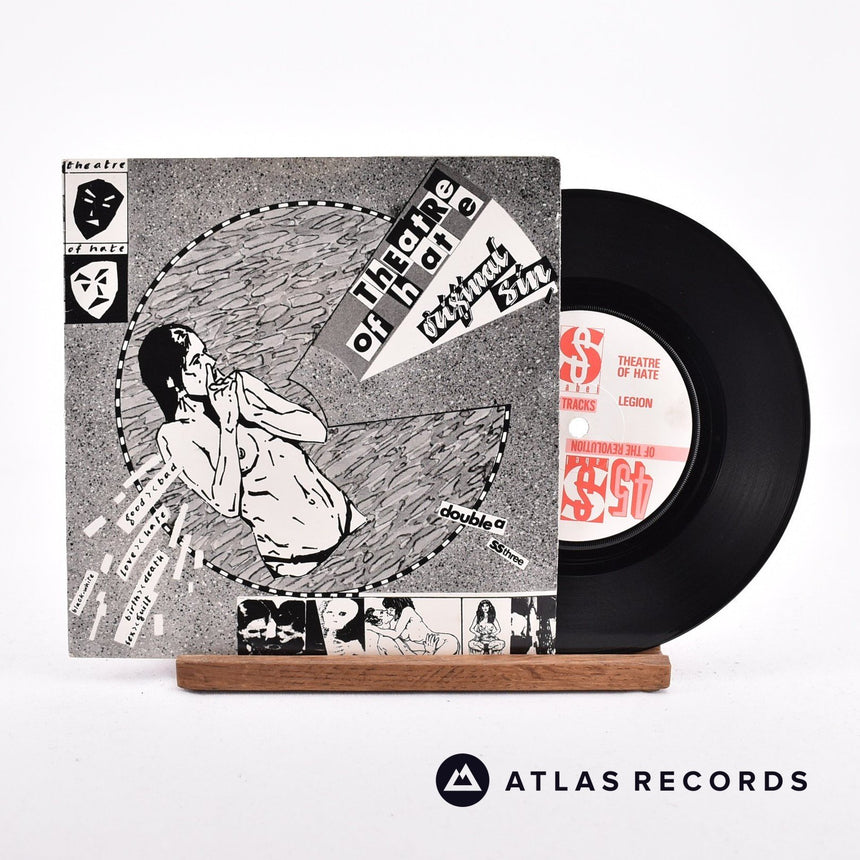 Theatre Of Hate Original Sin 7" Vinyl Record - Front Cover & Record