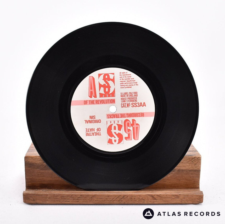 Theatre Of Hate - Original Sin - 7" Vinyl Record - EX/VG+