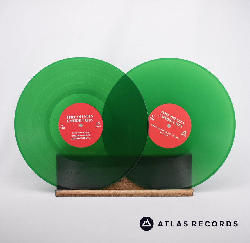 Thee Oh Sees - A Weird Exits - Green Transparent Etched 2 x 12" Vinyl Record