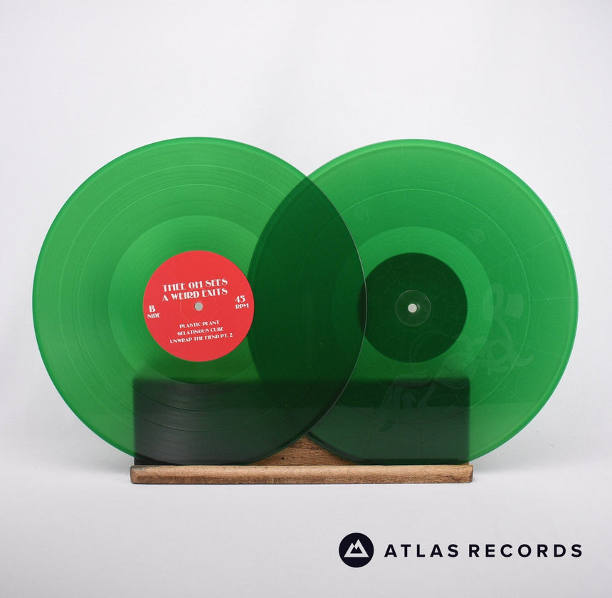 Thee Oh Sees - A Weird Exits - Green Transparent Etched 2 x 12" Vinyl Record