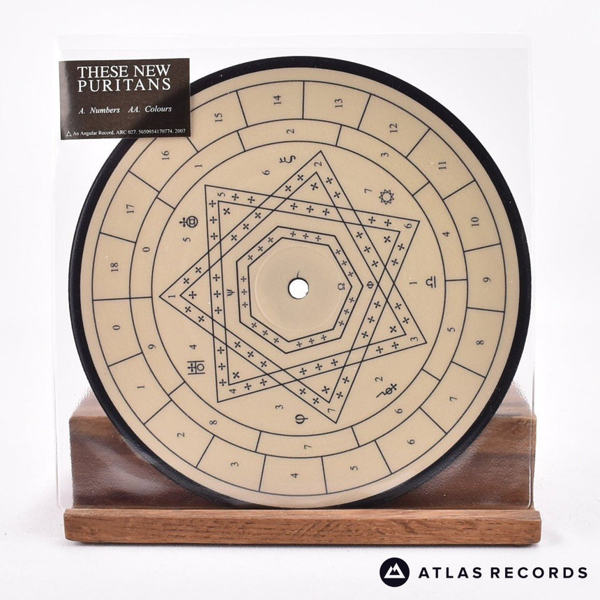 These New Puritans Numbers 7" Vinyl Record - Front Cover & Record