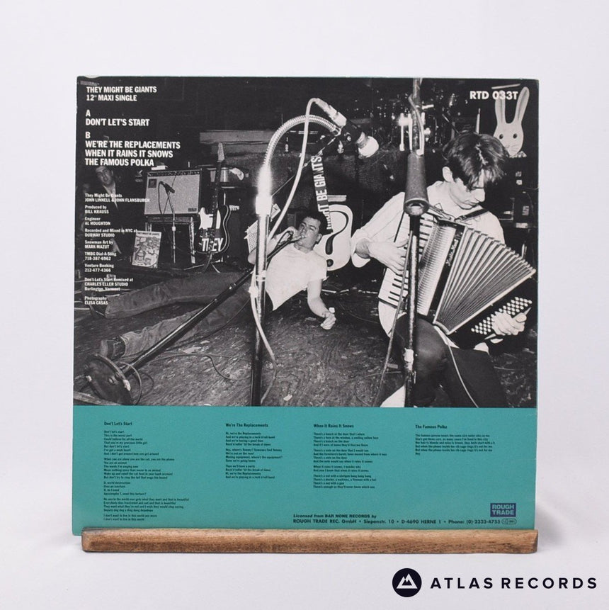 They Might Be Giants - Don't Let's Start - 12" Vinyl Record - EX/VG+