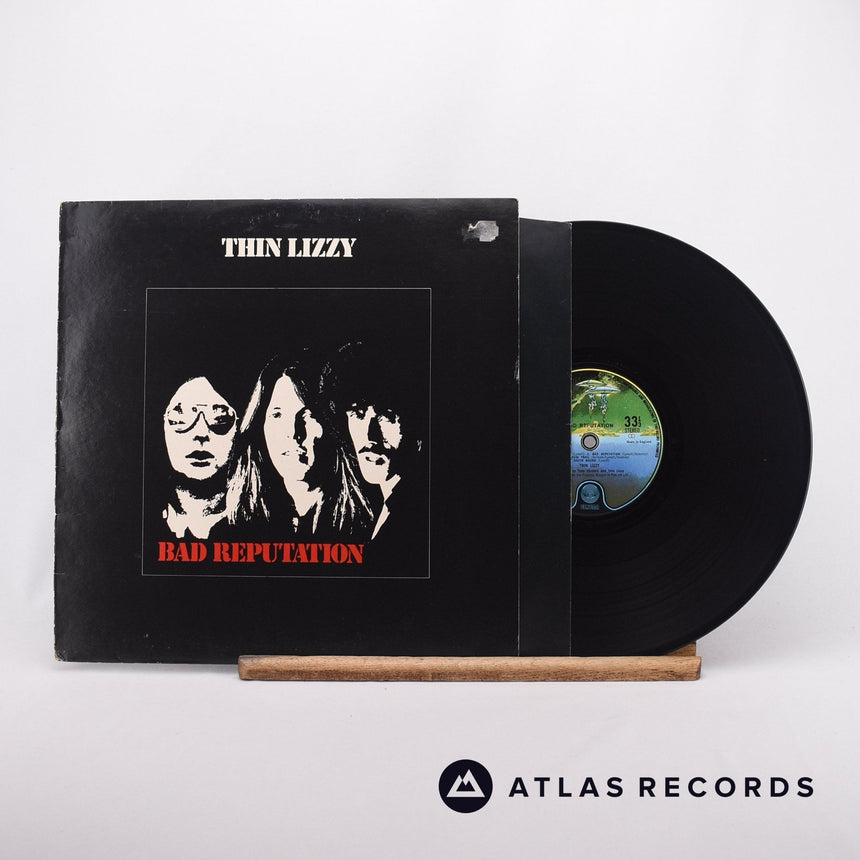 Thin Lizzy Bad Reputation LP Vinyl Record - Front Cover & Record