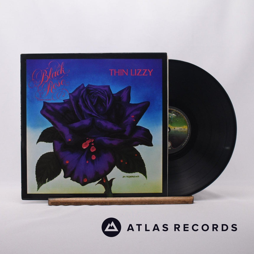 Thin Lizzy Black Rose LP Vinyl Record - Front Cover & Record