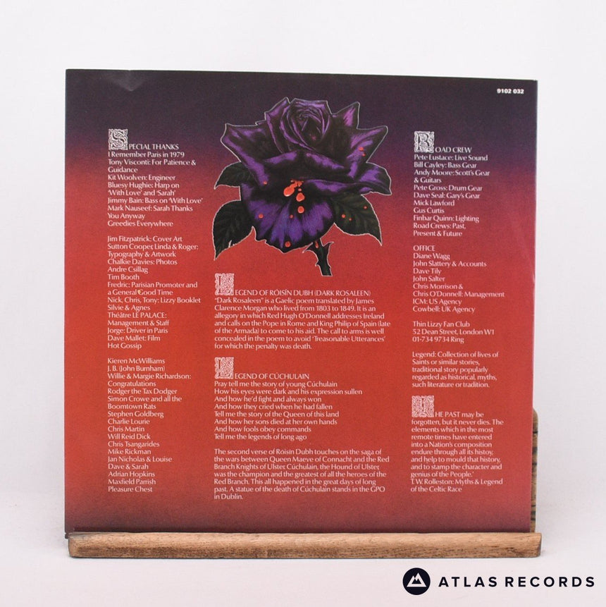 Thin Lizzy - Black Rose (A Rock Legend) - 1Y//2 2Y//2 LP Vinyl Record - EX/EX