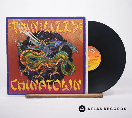 Thin Lizzy Chinatown LP Vinyl Record - Front Cover & Record
