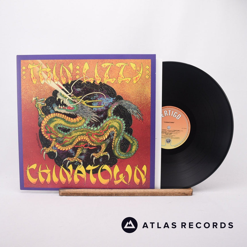 Thin Lizzy Chinatown LP Vinyl Record - Front Cover & Record